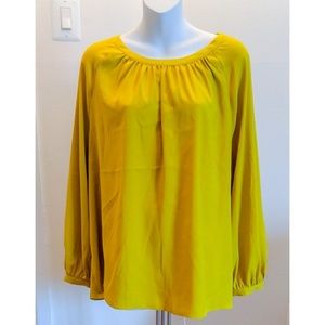 Ann Taylor Summer Yellow Top